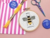 Picture of Bee Happy 3" Cross Stitch Kit by Sew Sophie Crafts