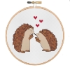 Picture of Hedgehog Kisses 6" Cross Stitch Kit by Sew Sophie Crafts