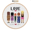 Picture of Love Your Body 6" Cross Stitch Kit by Sew Sophie Crafts