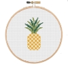 Picture of Pineapple 6" Cross Stitch Kit by Sew Sophie Crafts