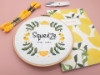 Picture of Squeeze The Day 6" Cross Stitch Kit by Sew Sophie Crafts