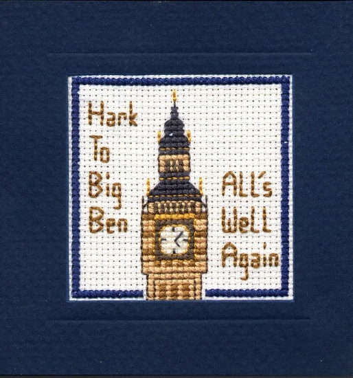 Picture of Big Ben Miniature Card Cross Stitch Kit