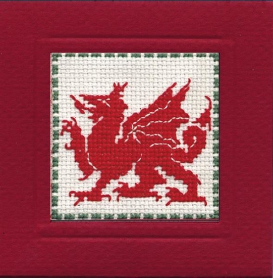 Picture of Welsh Dragon Miniature Card