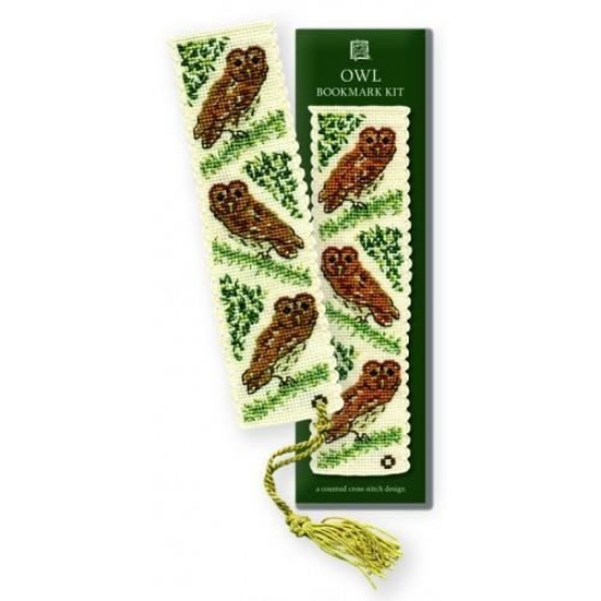 Picture of Owls Bookmark Cross Stitch Kit
