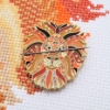 Picture of Mandala Lion Needle Minder Meloca Designs