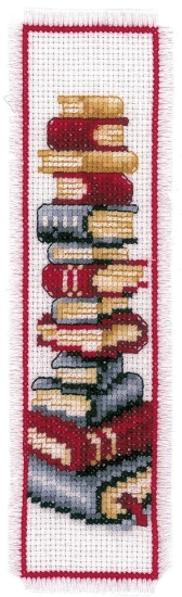 Picture of Books Bookmark Cross Stitch Kit