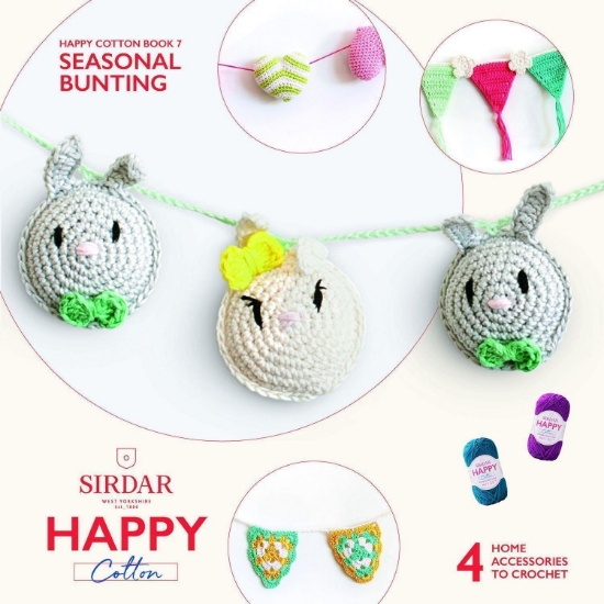 Picture of Seasonal Bunting 1 Soft Amigurumi Happy Cotton Toys Pattern Book