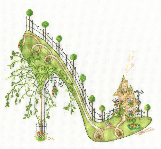 Picture of Walk Home - (Sally King Shoes) Cross Stitch Kit by Bothy Threads