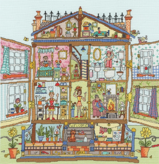 Picture of Cut Thru' Dolls House by Bothy Threads