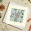 Picture of Scandi Dove - Christmas Card Cross Stitch Kit by Bothy Threads