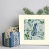 Picture of Scandi Hare - Christmas Card Cross Stitch Kit by Bothy Threads