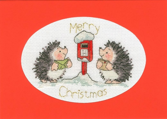 Picture of Last Post - Christmas Card Cross Stitch Kit by Bothy Threads