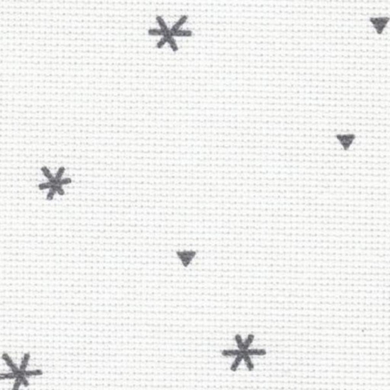 Picture of Zweigart Sparkle White/Grey Stars 20 Count Aida (1369)