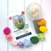 Picture of Cottage Garden Egg Needle Felting Kit