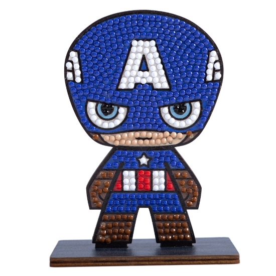 Picture of Captain America - Crystal Art Buddy Kit (MARVEL)