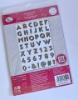 Picture of Crystal Art A4 Stamp Set  - Alphabet & Numbers