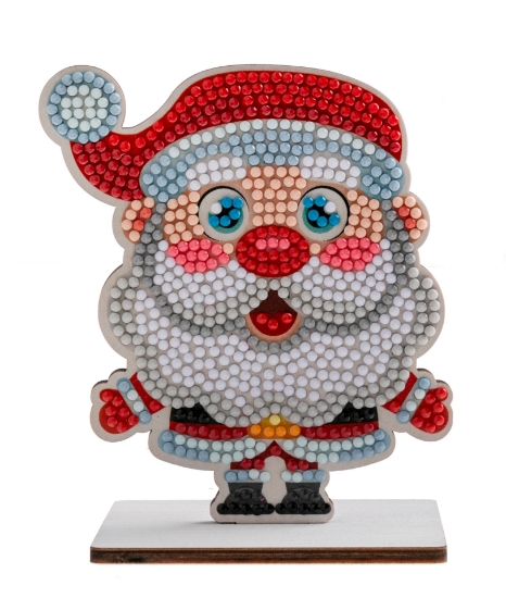 Picture of Santa - Crystal Art Buddy Kit
