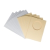 Picture of Round Aperture A6 Cards - Cream (Pack Of 5)