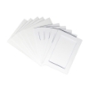 Picture of Rectangular Aperture A6 Cards - White (Pack Of 5)