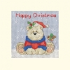 Picture of Polar Pals - Christmas Card Cross Stitch Kit by Bothy Threads