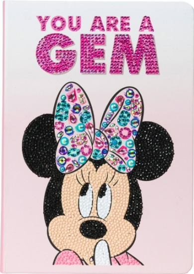 Picture of Classic Minnie Mouse 26X18CM Crystal Art Notebook