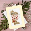 Picture of Hammy Anniversary (Hamster) Greetings Card Cross Stitch Kit by Bothy Threads