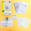 Picture of Thank You Greetings Card Cross Stitch Kit by Bothy Threads