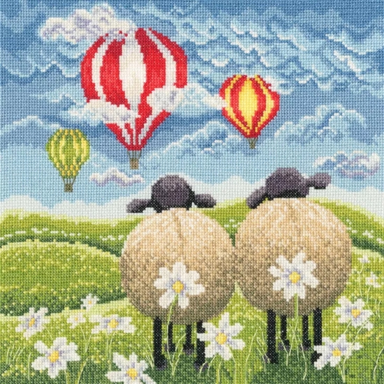 Picture of A Cheeky Escape Cross Stitch Kit by Bothy Threads