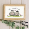 Picture of Life's Simple Pleasures Sheep Cross Stitch Kit By Bothy Threads