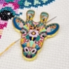 Picture of Mandala Giraffe Needle Minder by Meloca Designs