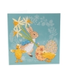 Picture of Peter & Spring Chicks Easter 18x18cm Crystal Art Card