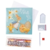 Picture of Peter & Spring Chicks Easter 18x18cm Crystal Art Card