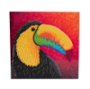 Picture of Toucan 18x18cm Crystal Art Card