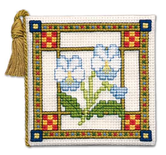 Picture of Medieval Garden Needle Case Cross Stitch Kit