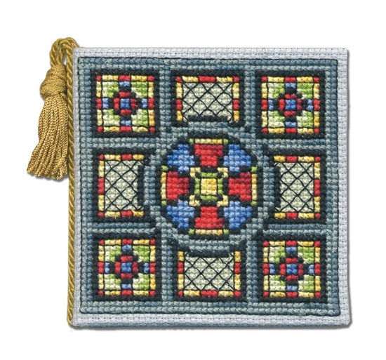 Picture of Stained Glass Window Needle Case Cross Stitch Kit