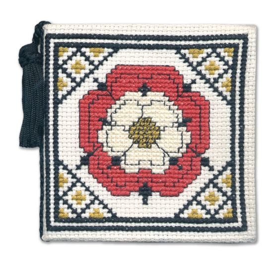 Picture of Tudor Rose Needle Case Cross Stitch Kit