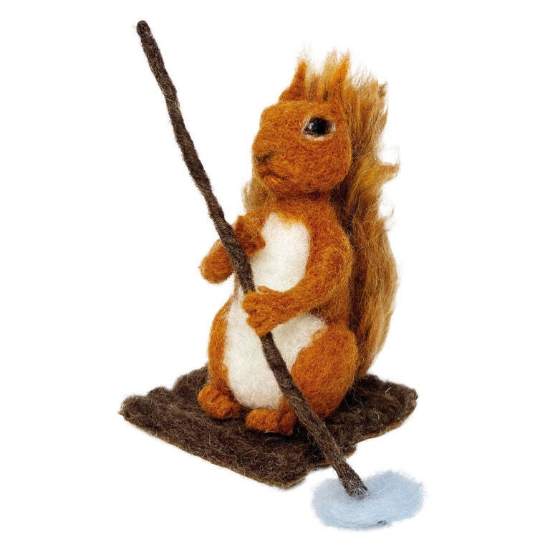 Picture of Squirrel Nutkin Needle Felting Kit