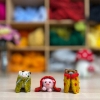 Picture of Three Little Pigs in Blankets Needle Felting Kit