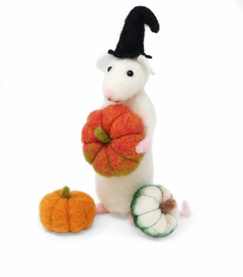 Picture of Halloween Mouse Needle Felting Kit