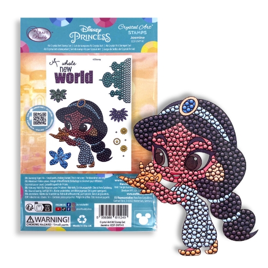 Picture of Crystal Art A6 Stamp Set  - Jasmine (Disney)