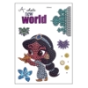 Picture of Crystal Art A6 Stamp Set  - Jasmine (Disney)