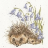 Picture of Love and Hedgehugs (Hedgehog) - (Hannah Dale) Cross Stitch Kit By Bothy Threads