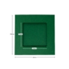 Picture of Square aperture square cards - Christmas Green (Pack of 5)