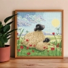 Picture of Mum and Me Sheep Lamb Cross Stitch Kit by Bothy Threads