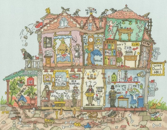 Picture of Who Dunnit - Cut Thru' House by Bothy Threads