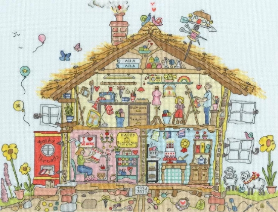 Picture of Craft Home - Cut Thru' House by Bothy Threads