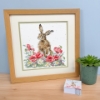 Picture of Field of Flowers Hare - (Hannah Dale) Cross Stitch Kit By Bothy Threads