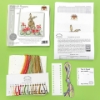 Picture of Field of Flowers Hare - (Hannah Dale) Cross Stitch Kit By Bothy Threads