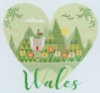 Picture of Wild at Heart: Heart of Wales Cross Stitch Kit By Bothy Threads