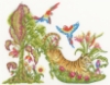 Picture of Walk on the Wild Side - (Sally King Shoes) Cross Stitch Kit by Bothy Threads